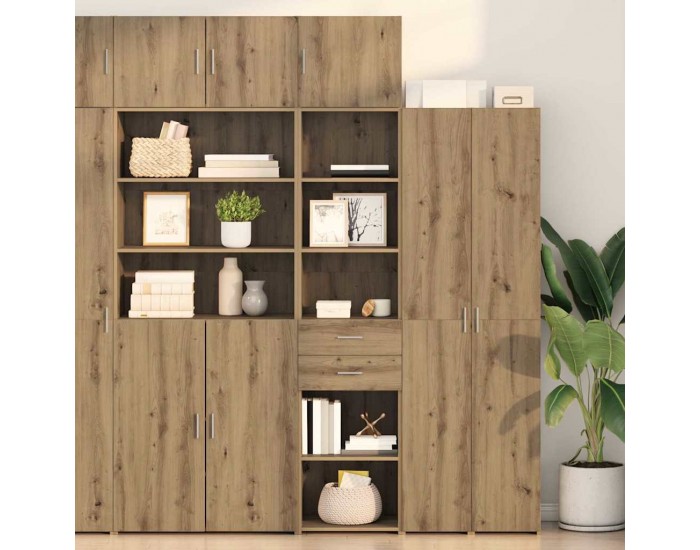 Sonata H Висок шкаф с чекмедже Дъб 45 x 42,5 x 185 см Инженерно дърво