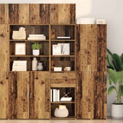 Sonata H Висок шкаф Старо дърво 50 x 42,5 x 185 см Инженерно дърво - Corpuri, vitrine, biblioteci modulare