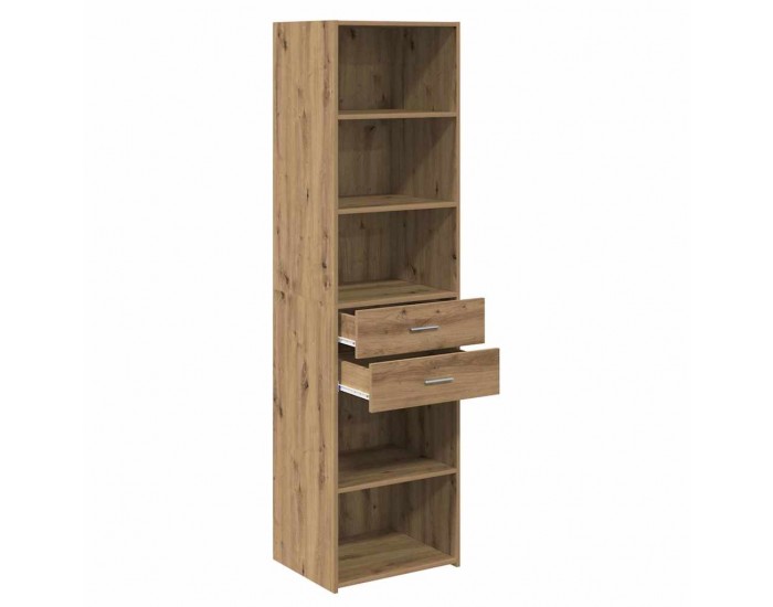 Sonata H Висок шкаф с чекмедже Дъб 50 x 42,5 x 185 см Инженерно дърво