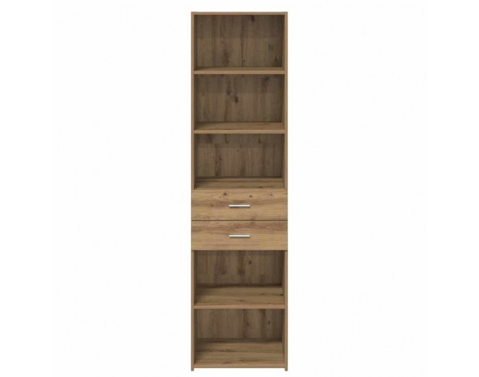 Sonata H Висок шкаф с чекмедже Дъб 50 x 42,5 x 185 см Инженерно дърво