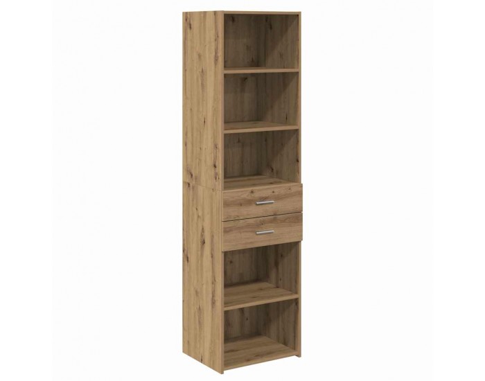 Sonata H Висок шкаф с чекмедже Дъб 50 x 42,5 x 185 см Инженерно дърво