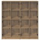 Sonata H Висок шкаф 2 pcs Дъб 136 x 37 x 142 см Инженерно дърво