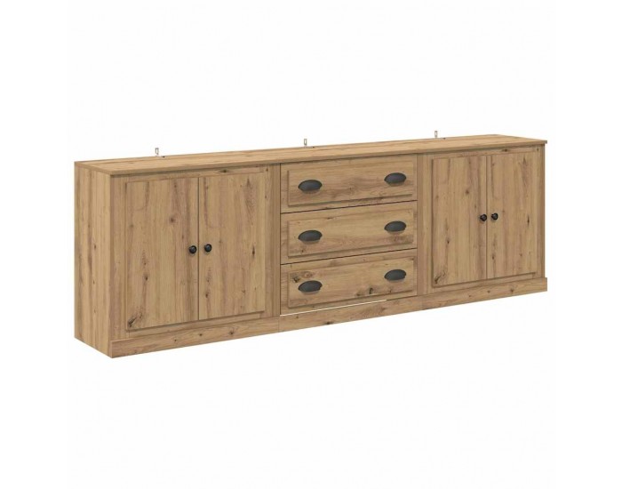Sonata H Скейдбордове с чекмедже 3 pcs Старо дърво 210 x 35,5 x 67,5 см