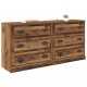 Sonata H Скейдбордове с чекмедже 2 pcs Старо дърво 70 x 35,5 x 67,5 см