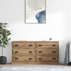Sonata H Скейдбордове 2 pcs Дъб 70 x 35,5 x 67,5 см Инженерно дърво - Corpuri, vitrine, biblioteci modulare