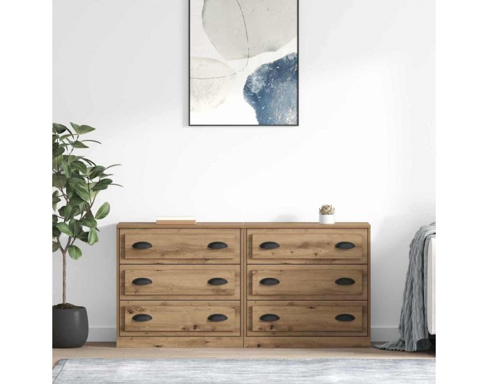 Sonata H Скейдбордове 2 pcs Дъб 70 x 35,5 x 67,5 см Инженерно дърво