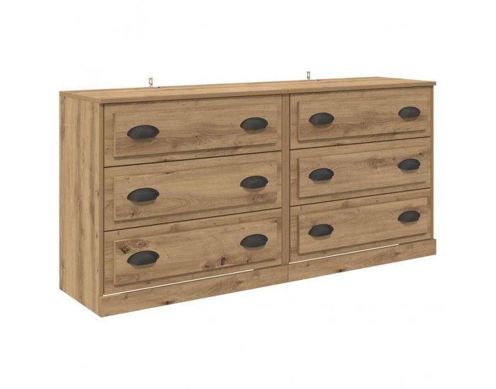 Sonata H Скейдбордове 2 pcs Дъб 70 x 35,5 x 67,5 см Инженерно дърво