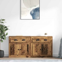 Sonata H Скейдбордове с чекмедже 2 pcs Старо дърво 70 x 35,5 x 67,5 см - Corpuri, vitrine, biblioteci modulare