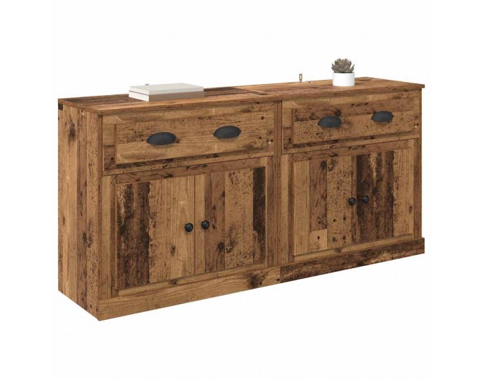 Sonata H Скейдбордове с чекмедже 2 pcs Старо дърво 70 x 35,5 x 67,5 см