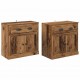 Sonata H Скейдбордове с чекмедже 2 pcs Старо дърво 70 x 35,5 x 67,5 см