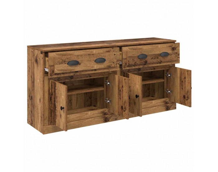 Sonata H Скейдбордове с чекмедже 2 pcs Старо дърво 70 x 35,5 x 67,5 см
