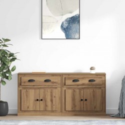 Sonata H Скейдбордове 2 pcs Дъб 70 x 35,5 x 67,5 см Инженерно дърво - Corpuri, vitrine, biblioteci modulare