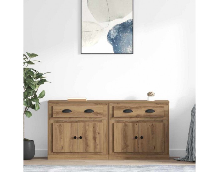 Sonata H Скейдбордове 2 pcs Дъб 70 x 35,5 x 67,5 см Инженерно дърво