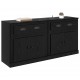 Sonata H Скейдбордове с чекмедже 2 pcs Черния дъб 70 x 35,5 x 67,5 см