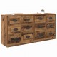Sonata H Скейдбордове с чекмедже 2 pcs Старо дърво 70 x 35,5 x 67,5 см