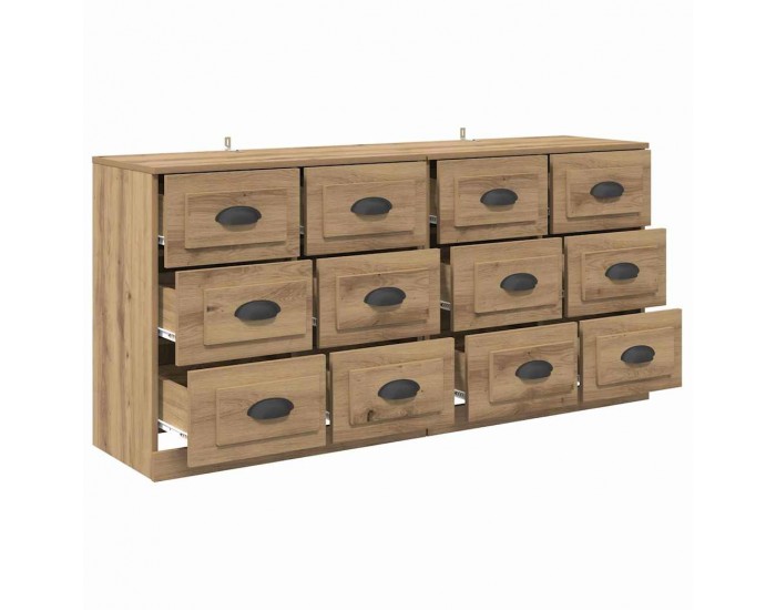 Sonata H Скейдбордове 2 pcs Дъб 70 x 35,5 x 67,5 см Инженерно дърво