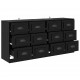 Sonata H Скейдбордове с чекмедже 2 pcs Черния дъб 70 x 35,5 x 67,5 см