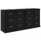 Sonata H Скейдбордове с чекмедже 2 pcs Черния дъб 70 x 35,5 x 67,5 см