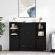 Sonata H Висок шкаф 3 pcs Черния дъб 35 x 60 x 103,5 см Инженерно дърво
