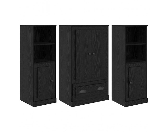 Sonata H Висок шкаф 3 pcs Черния дъб 35 x 60 x 103,5 см Инженерно дърво
