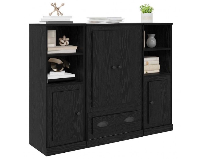 Sonata H Висок шкаф 3 pcs Черния дъб 35 x 60 x 103,5 см Инженерно дърво