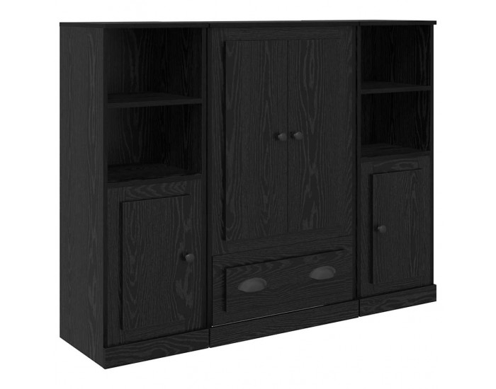 Sonata H Висок шкаф 3 pcs Черния дъб 35 x 60 x 103,5 см Инженерно дърво