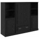 Sonata H Висок шкаф 3 pcs Черния дъб 35 x 60 x 103,5 см Инженерно дърво