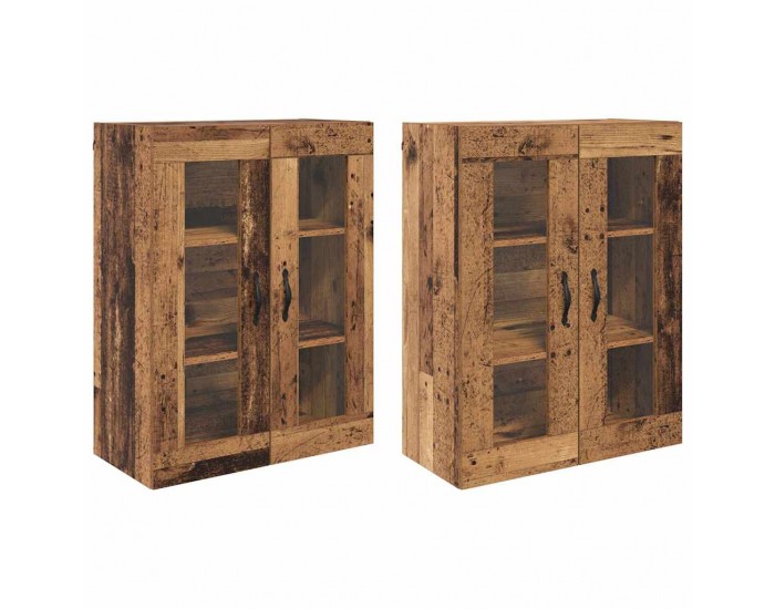 Sonata H Стенни шкафове 2 pcs Старо дърво 69,5 x 34 x 90 см