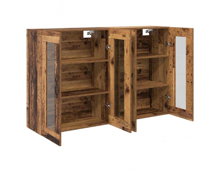 Sonata H Стенни шкафове 2 pcs Старо дърво 69,5 x 34 x 90 см