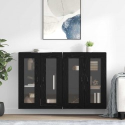 Sonata H Стенни шкафове 2 pcs Черния дъб 69,5 x 34 x 90 см - Corpuri, vitrine, biblioteci modulare
