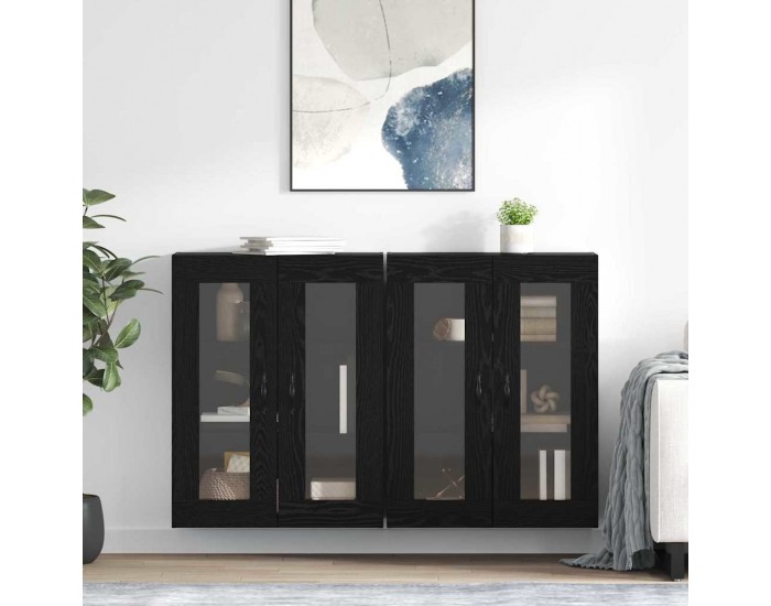 Sonata H Стенни шкафове 2 pcs Черния дъб 69,5 x 34 x 90 см