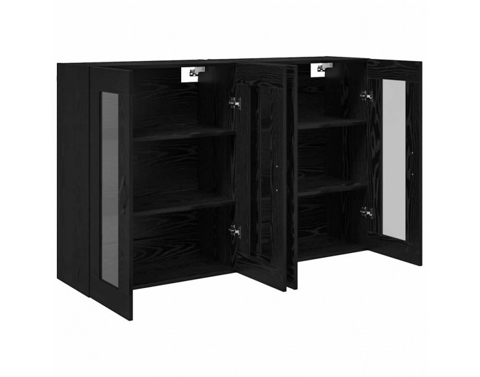 Sonata H Стенни шкафове 2 pcs Черния дъб 69,5 x 34 x 90 см