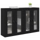 Sonata H Стенни шкафове 2 pcs Черния дъб 69,5 x 34 x 90 см