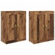 Sonata H Стенно монтирани шкафове 2 pcs Старо дърво 69,5 x 34 x 90 см