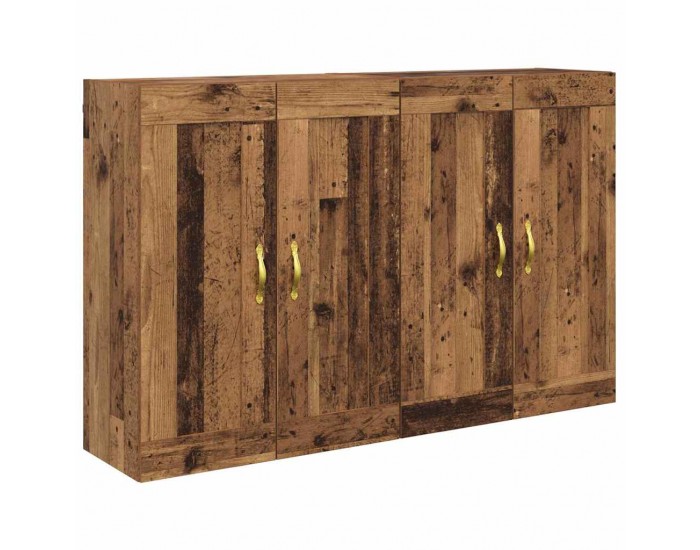 Sonata H Стенно монтирани шкафове 2 pcs Старо дърво 69,5 x 34 x 90 см