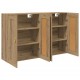 Sonata H Стенно монтирани шкафове 2 pcs Дъб 69,5 x 34 x 90 см