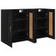 Sonata H Стенно монтирани шкафове 2 pcs Черния дъб 69,5 x 34 x 90 см