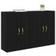 Sonata H Стенно монтирани шкафове 2 pcs Черния дъб 69,5 x 34 x 90 см