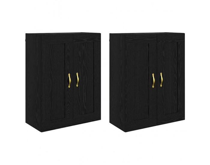 Sonata H Стенно монтирани шкафове 2 pcs Черния дъб 69,5 x 34 x 90 см