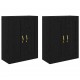Sonata H Стенно монтирани шкафове 2 pcs Черния дъб 69,5 x 34 x 90 см