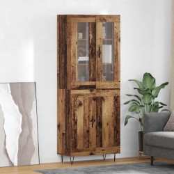 Sonata H Висок шкаф Старо дърво 69,5 x 34 x 180 см Инженерно дърво - Corpuri, vitrine, biblioteci modulare