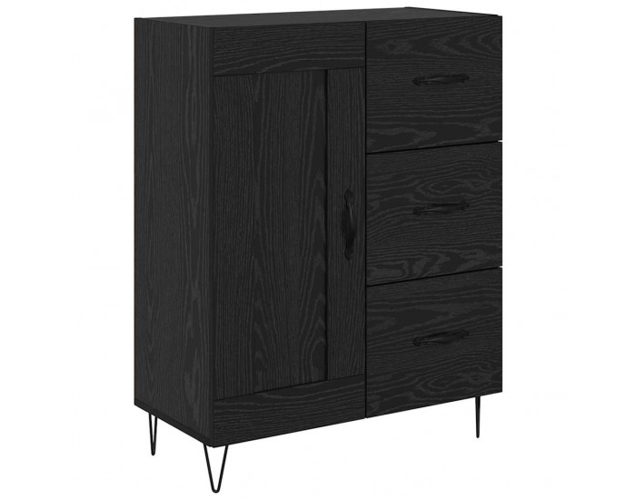 Sonata H Висок шкаф Черния дъб 69,5 x 34 x 180 см Инженерно дърво