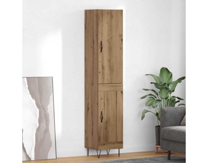 Sonata H Висок шкаф Дъб 69,5 x 34 x 180 см Инженерно дърво