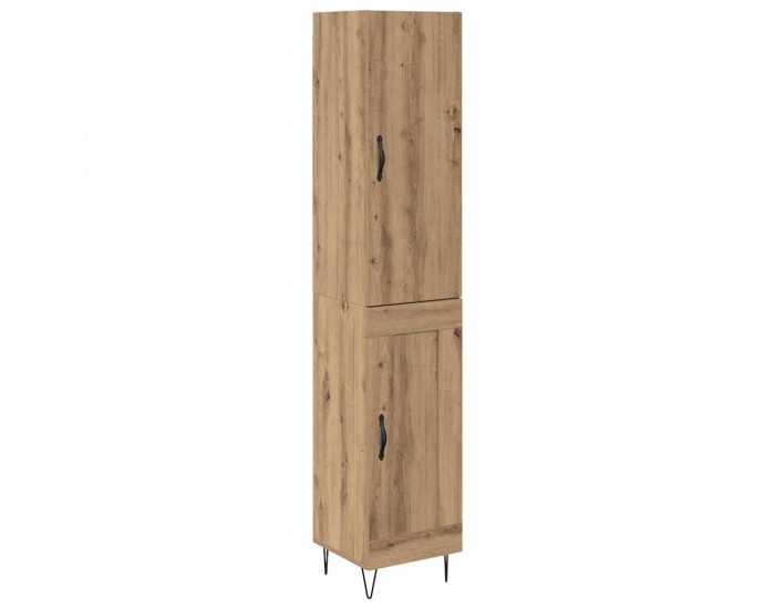 Sonata H Висок шкаф Дъб 69,5 x 34 x 180 см Инженерно дърво