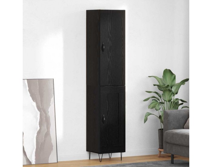 Sonata H Висок шкаф Черния дъб 69,5 x 34 x 180 см Инженерно дърво