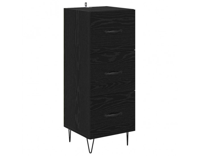Sonata H Висок шкаф Черния дъб 69,5 x 34 x 180 см Инженерно дърво