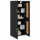 Sonata Bufet Stejar Negru 69,5 x 34 x 90 cm Lemn prelucrat