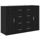 Sonata H Скейдбордове с чекмедже Corona 2 pcs Черния дъб 59 x 39 x 80 см