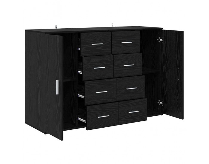 Sonata H Скейдбордове с чекмедже Corona 2 pcs Черния дъб 59 x 39 x 80 см