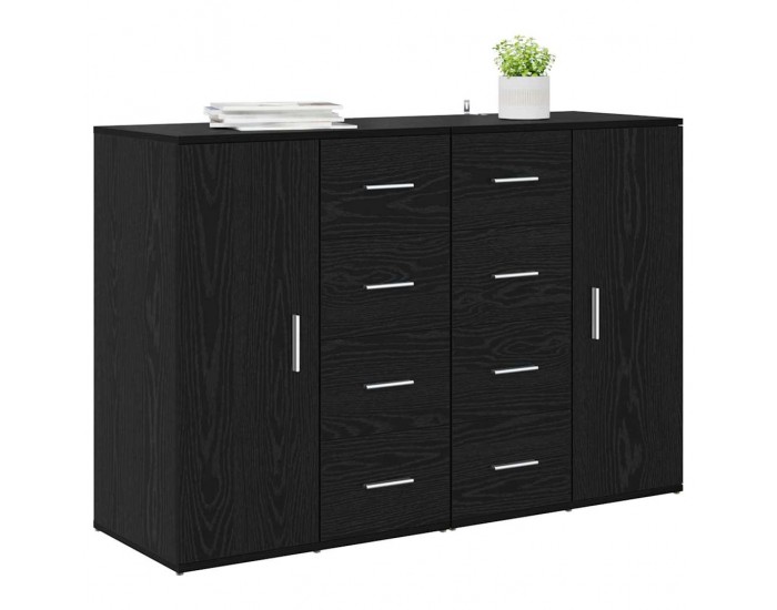 Sonata H Скейдбордове с чекмедже Corona 2 pcs Черния дъб 59 x 39 x 80 см